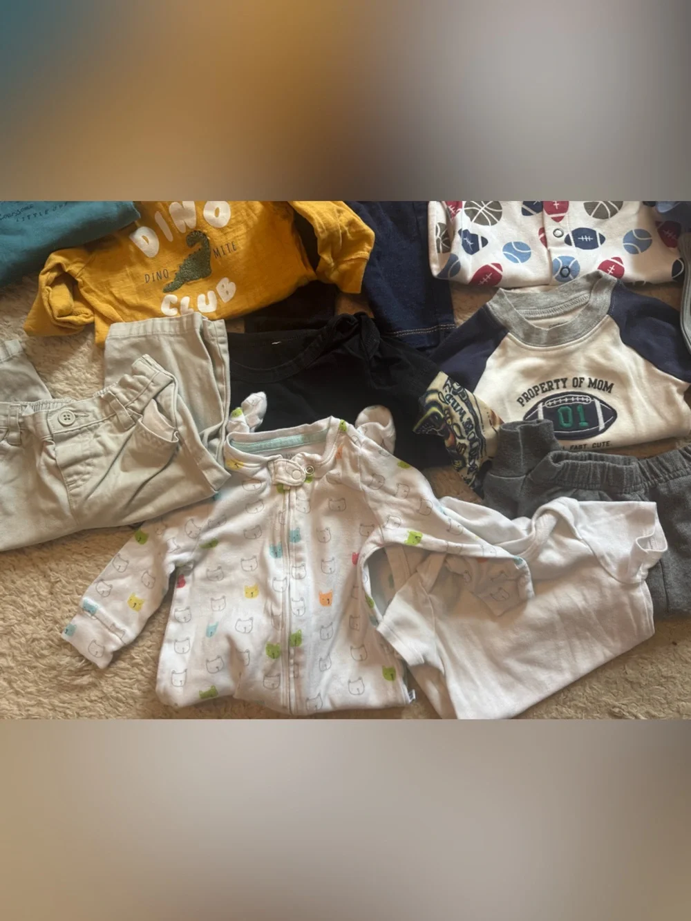 17 piece baby boy clothes lot 3-6 m